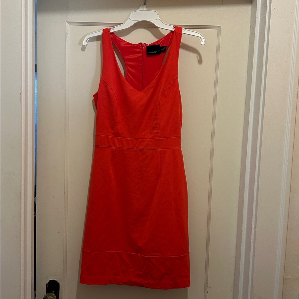 Cynthia Rowley Coral stretch halter Dress